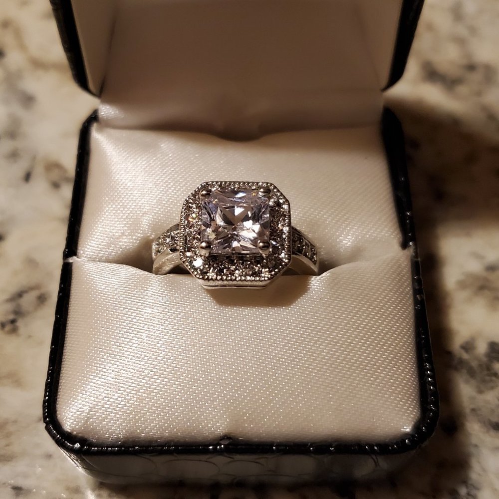 Silver CZ Ring - Picture 1 of 6